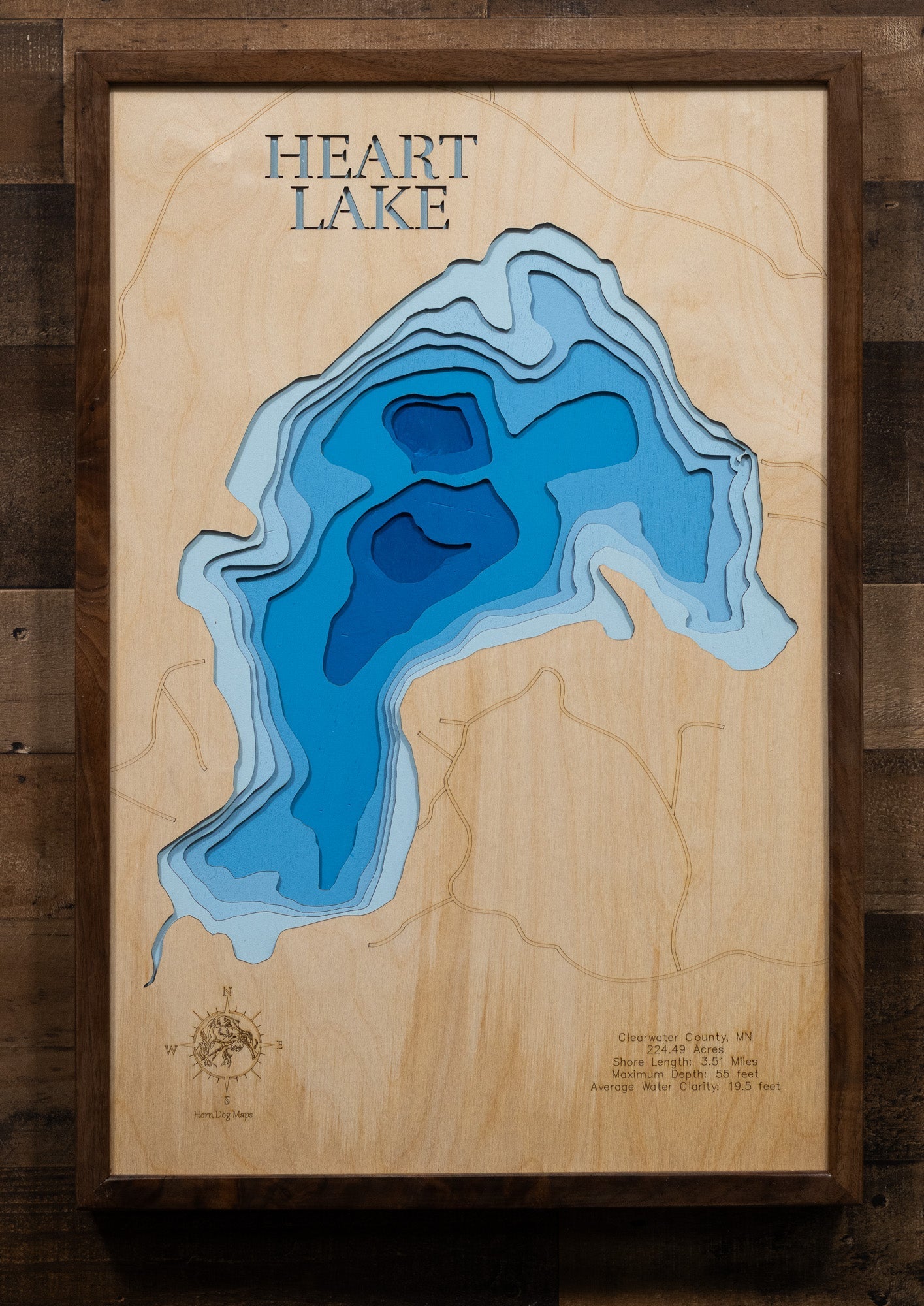 Heart Lake in Clearwater County, Minnesota