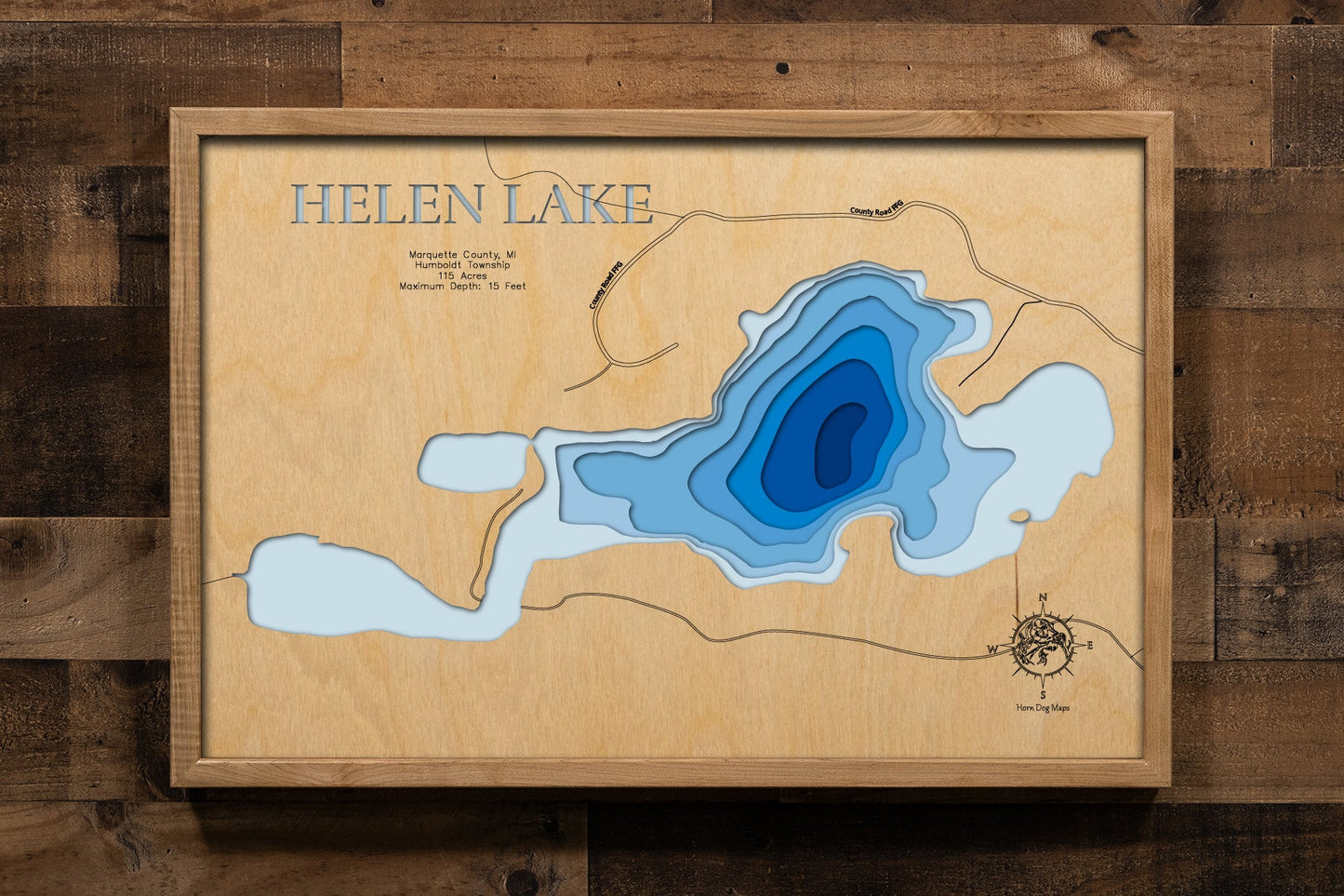 Helen Lake in Marquette County, Michigan
