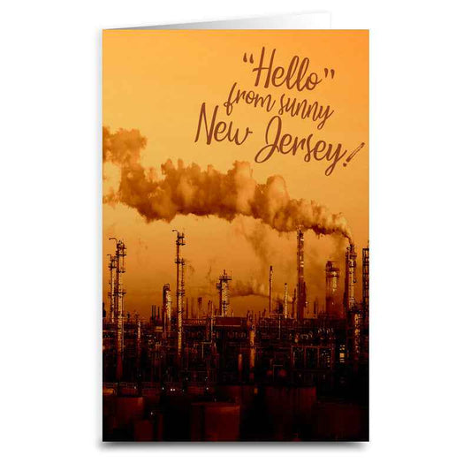 Hello from Sunny New Jersey Greeting Card