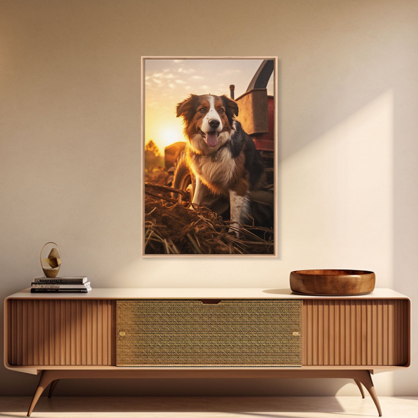 Bernese Mountain Dog Wall Print, Dog Wall Art, Farmhouse Wall Art, Wall Art, Framed Wall Art, Framed Canvas. Wall Print, Wall Canvas