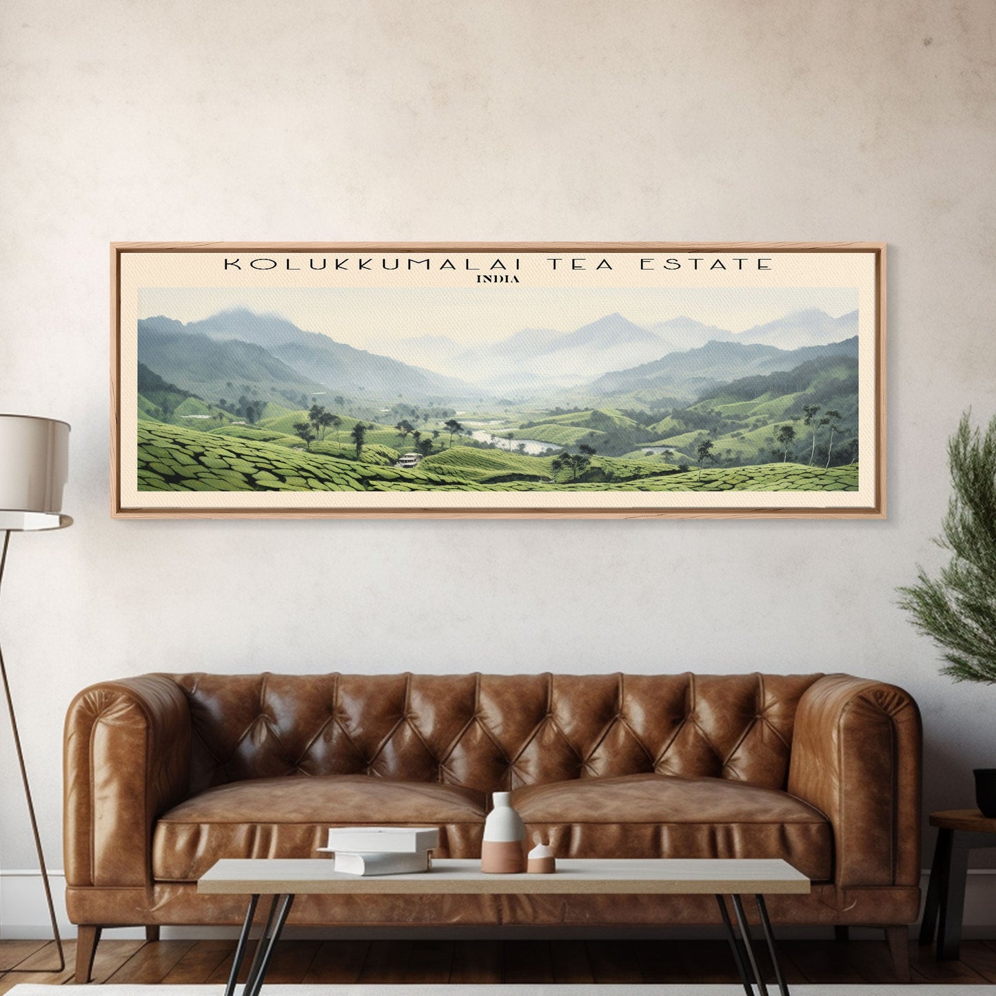 Kolukkumalai Tea Estate Wall Art Travel Poster Print, Gift For Travel Lover, Vacation Gift, COUNTRY Wall Art, Home Decor, Original Art