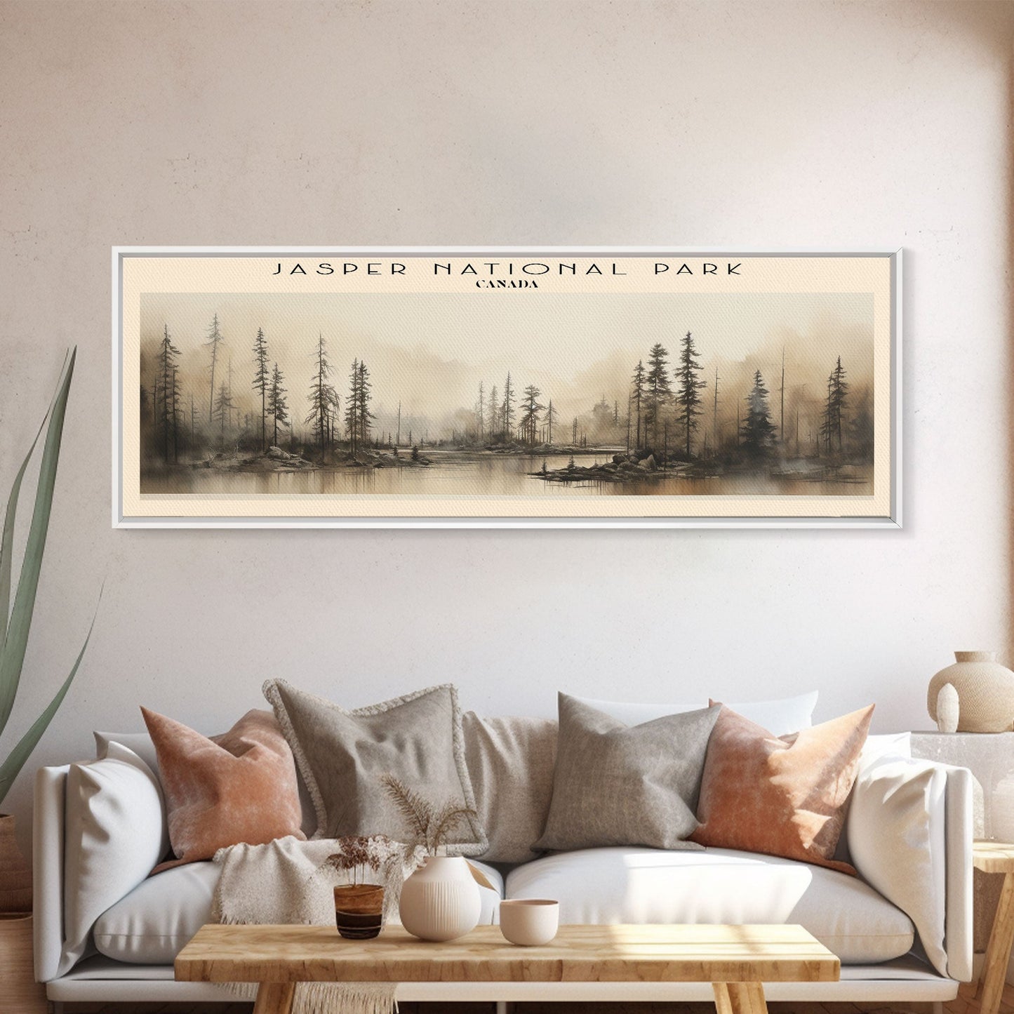 Jasper National Park Travel Print Wall Art, Travel Poster Print, Retro Style COUNTRY Home Decor, Wall Hanging, Travel Gift Idea, Unique Metal Art