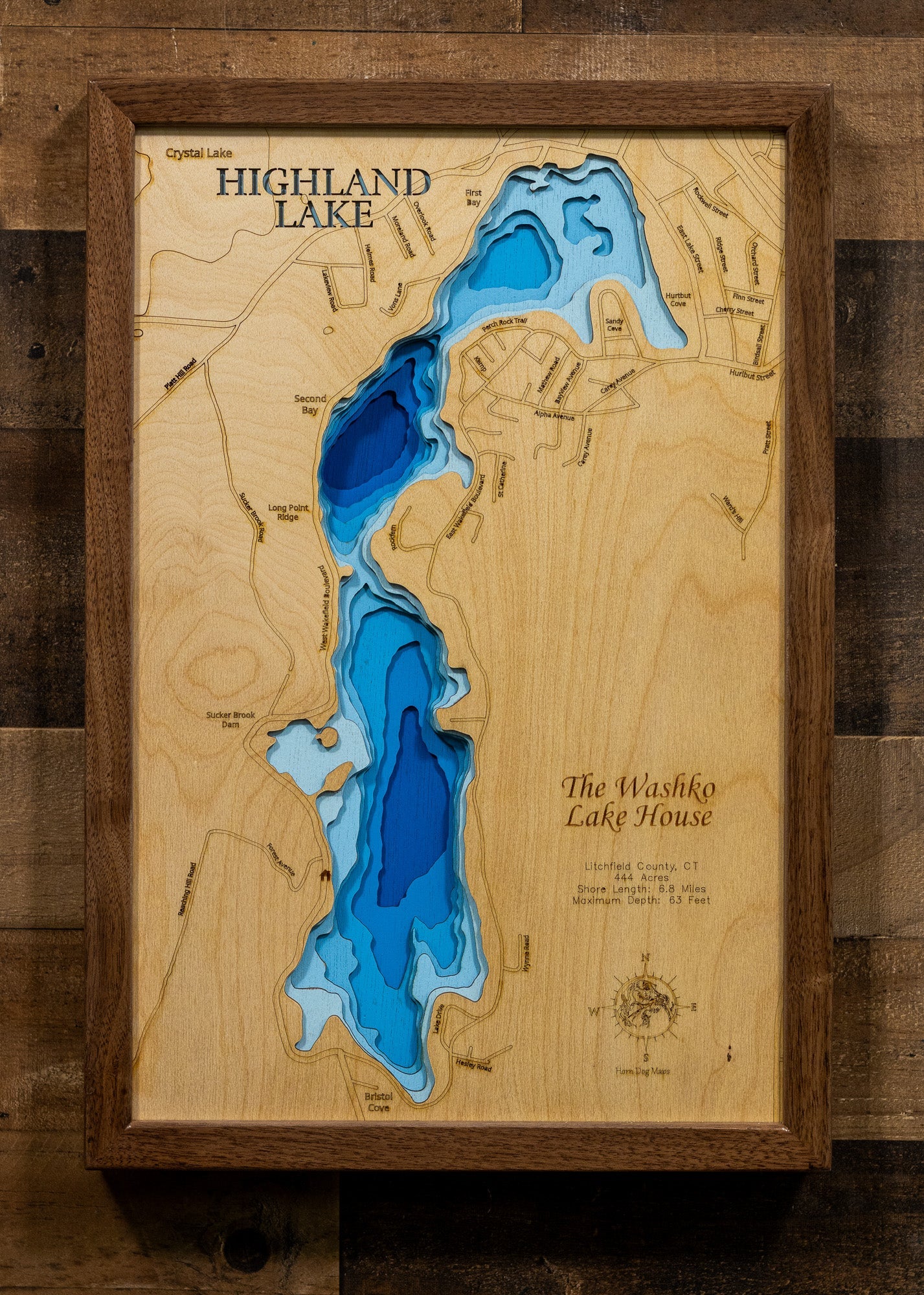 Highland Lake in Litchfield County, Connecticut