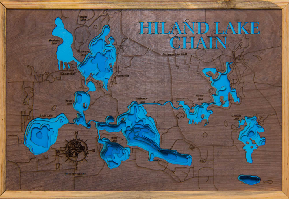Hi-Land Lake in Livingston and Washtenaw Counties, Michigan