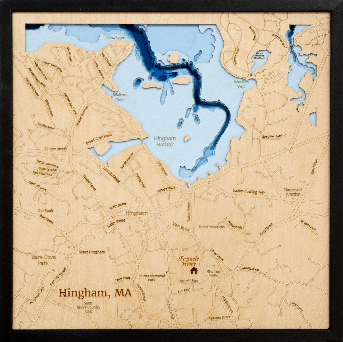 Hingham Harbor in Hingham, Massachusetts