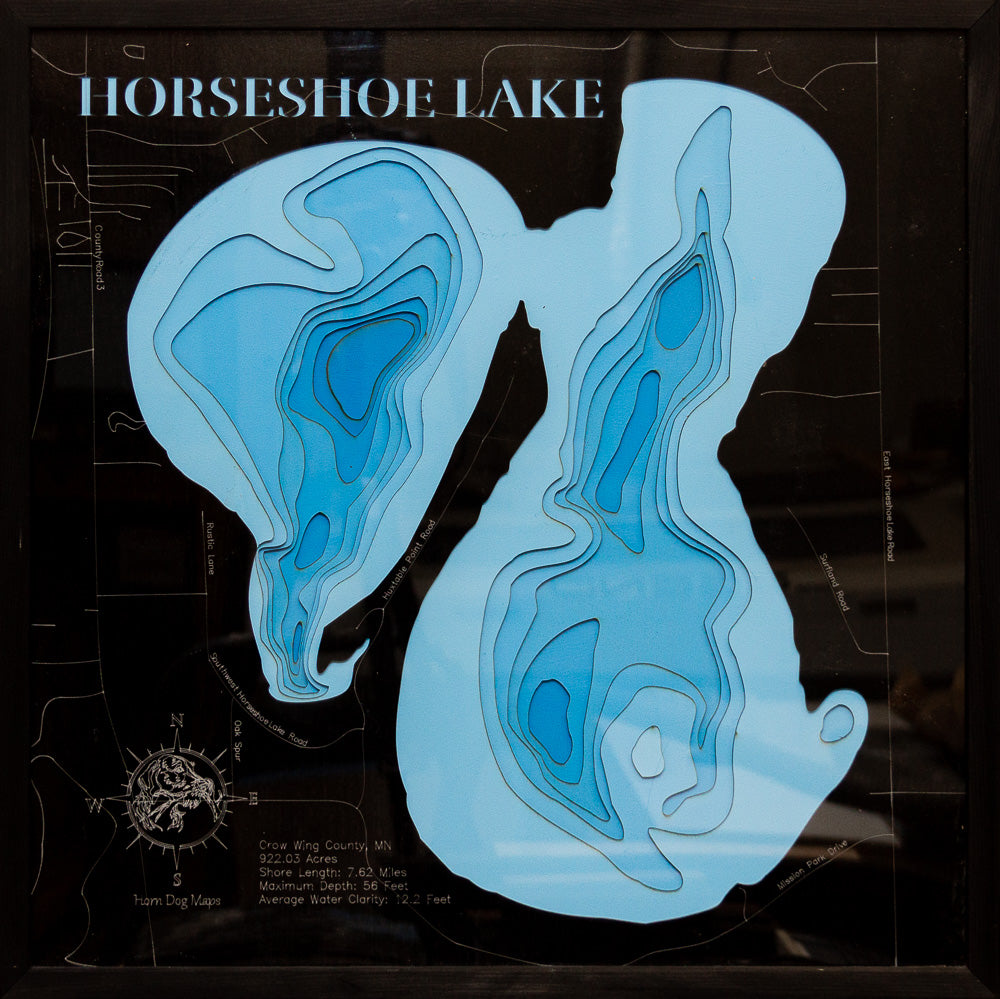Horseshoe Lake in Crow Wing County, Minnesota