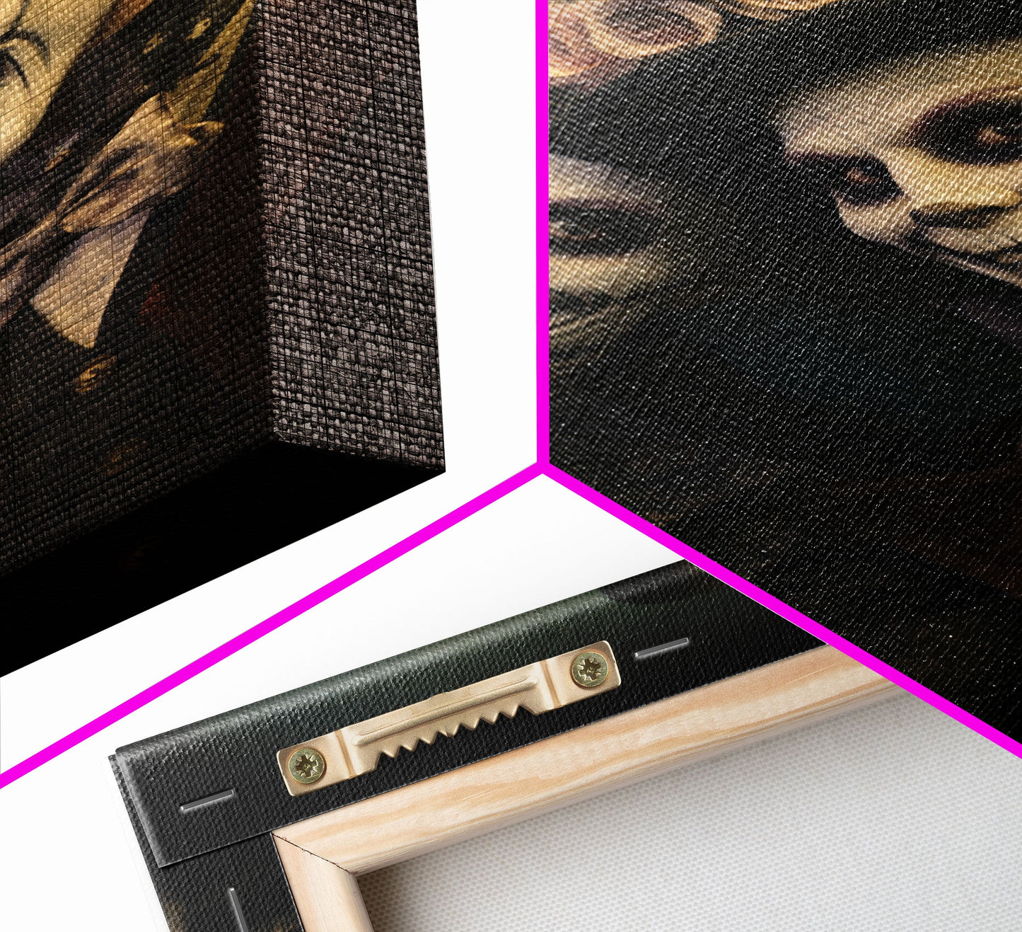 Dark Fantasy, Goth Wall Art, Gothic Wall Decor, Spooky Art, Creepy Wall Art, Canvas Print, Wall Art, Vertical Print, Home Decor, Room Decor