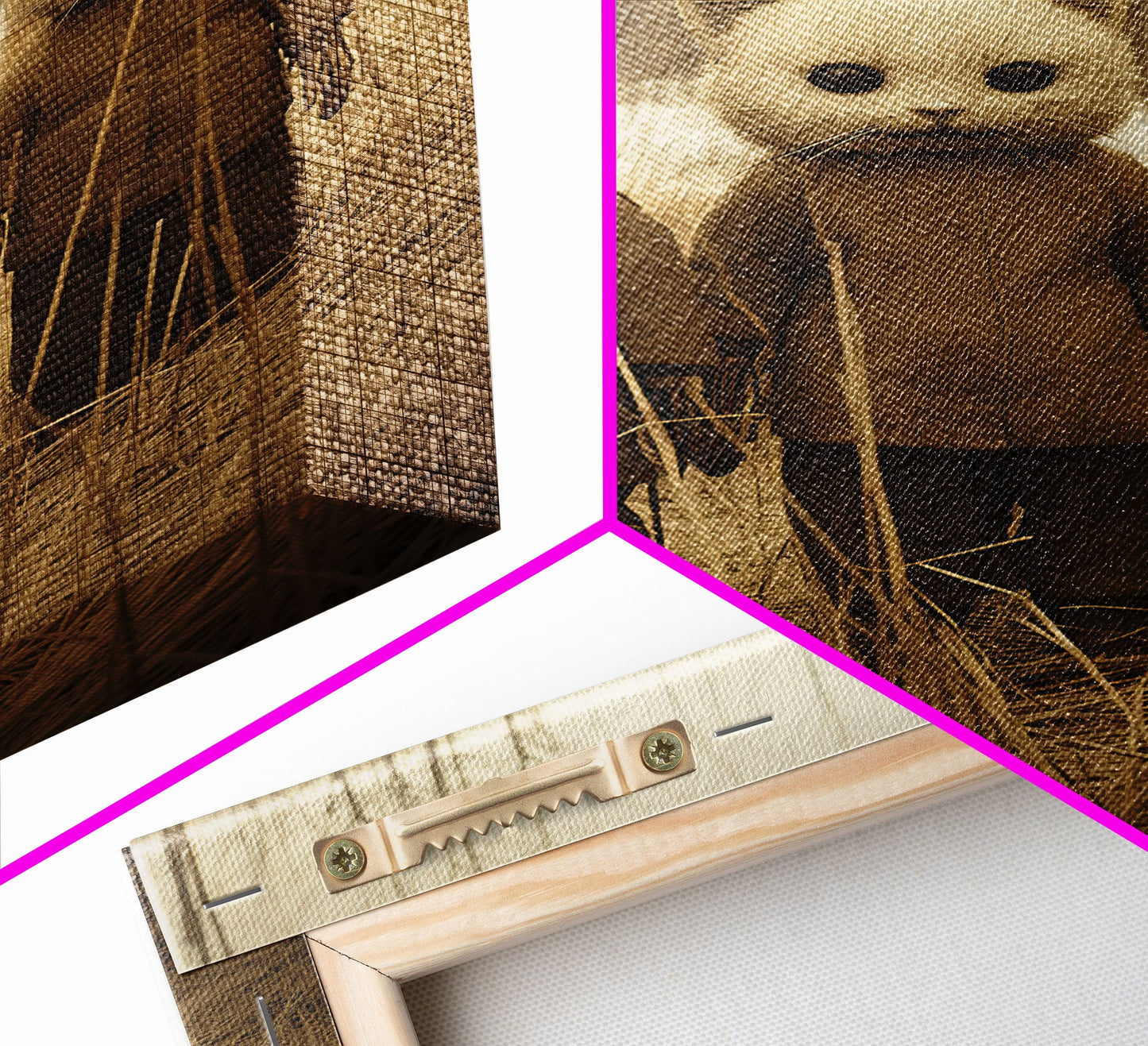 The Bunny Boys, Spooky Halloween Art, Scary Wall Decor, Spooky / Creepy Halloween Decor, Cursed / Haunted Art
