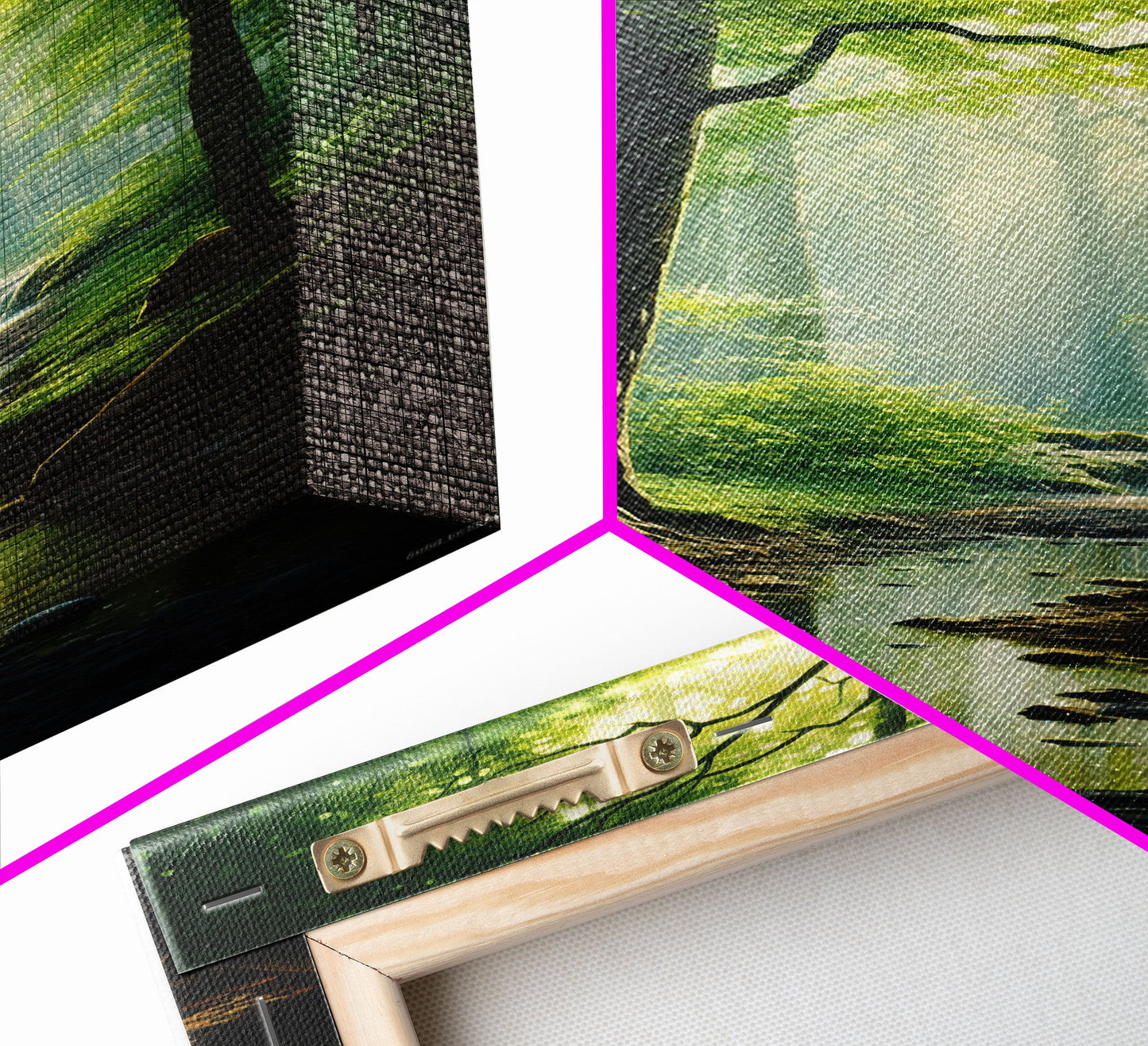 Forest Wall Art, Nature Inspired Art, Trees Art, Canvas Print, Wall Art, Vertical Print, Engagement Gift, Camper Wall Decor, Bedroom Prints