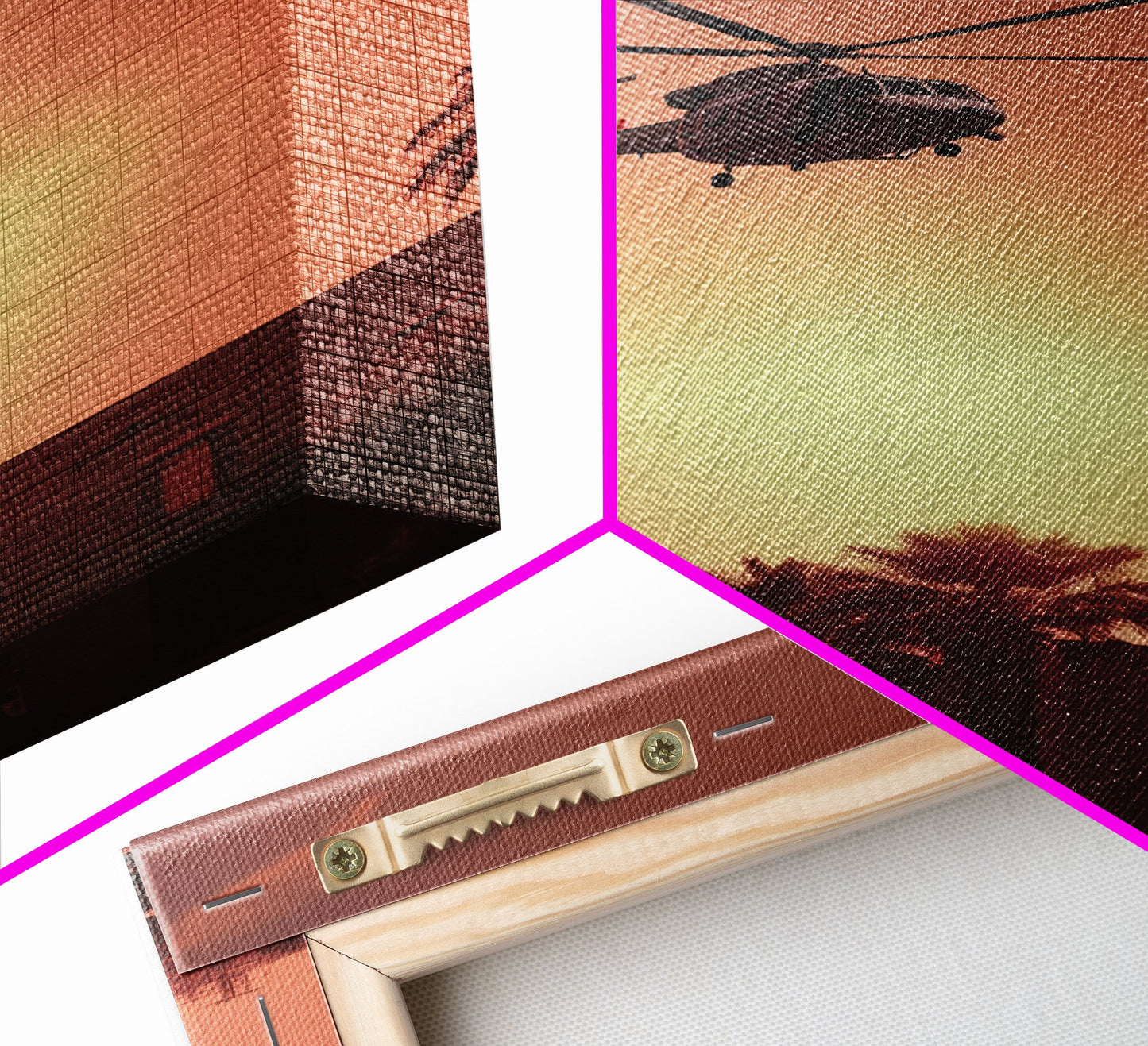 Helicopter, Chopper, Aviation Art, Helicopter Gifts, Canvas Print, Wall Hanging, Portrait Art, House Wall Art, Family Room Art, RV Decor