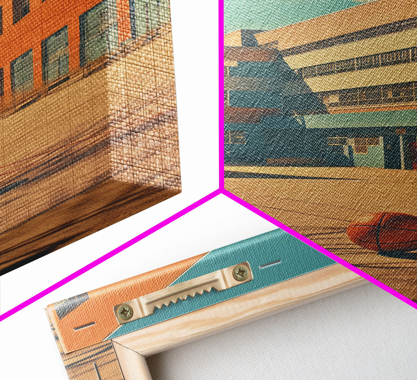An Abandoned 1970s High School, Photography Print, Framed Canvas Print, Back To School, Liminal Art