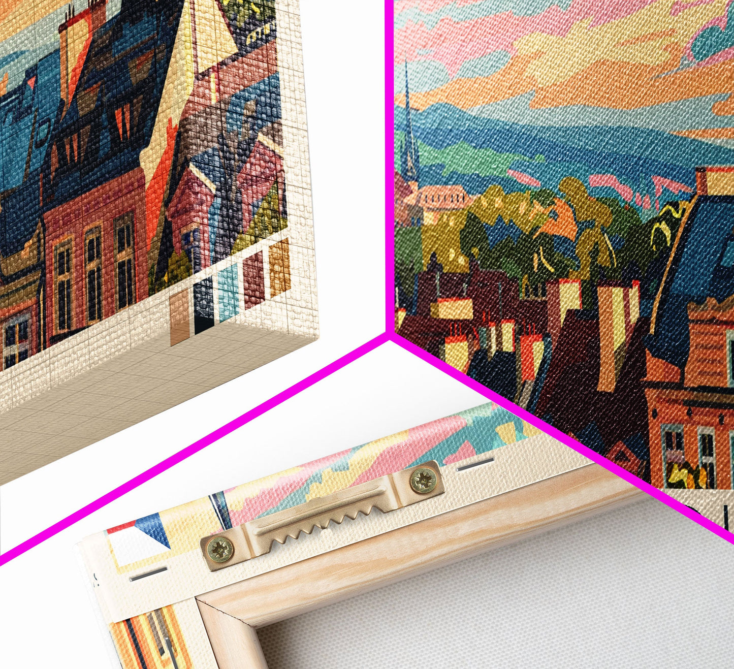 Olomouc Czech Republic Travel Art, City Art, Framed Canvas Print or Metal Wall Art, Europe Travel Poster, Panoramic Wall Art, Extra Wide Wall Art