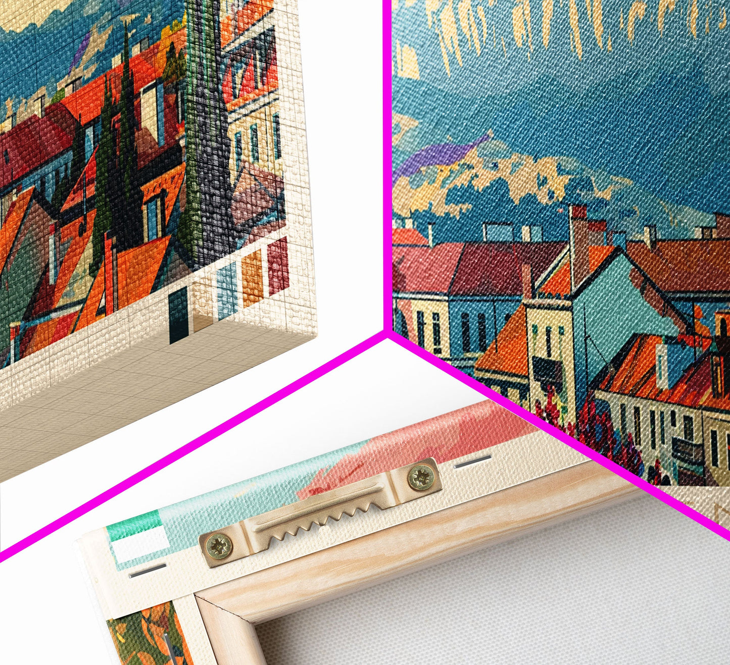 Shumen Bulgaria Travel Art, City Art, Framed Canvas Print or Metal Wall Art, Europe Travel Poster, Panoramic Wall Art, Extra Wide Wall Art