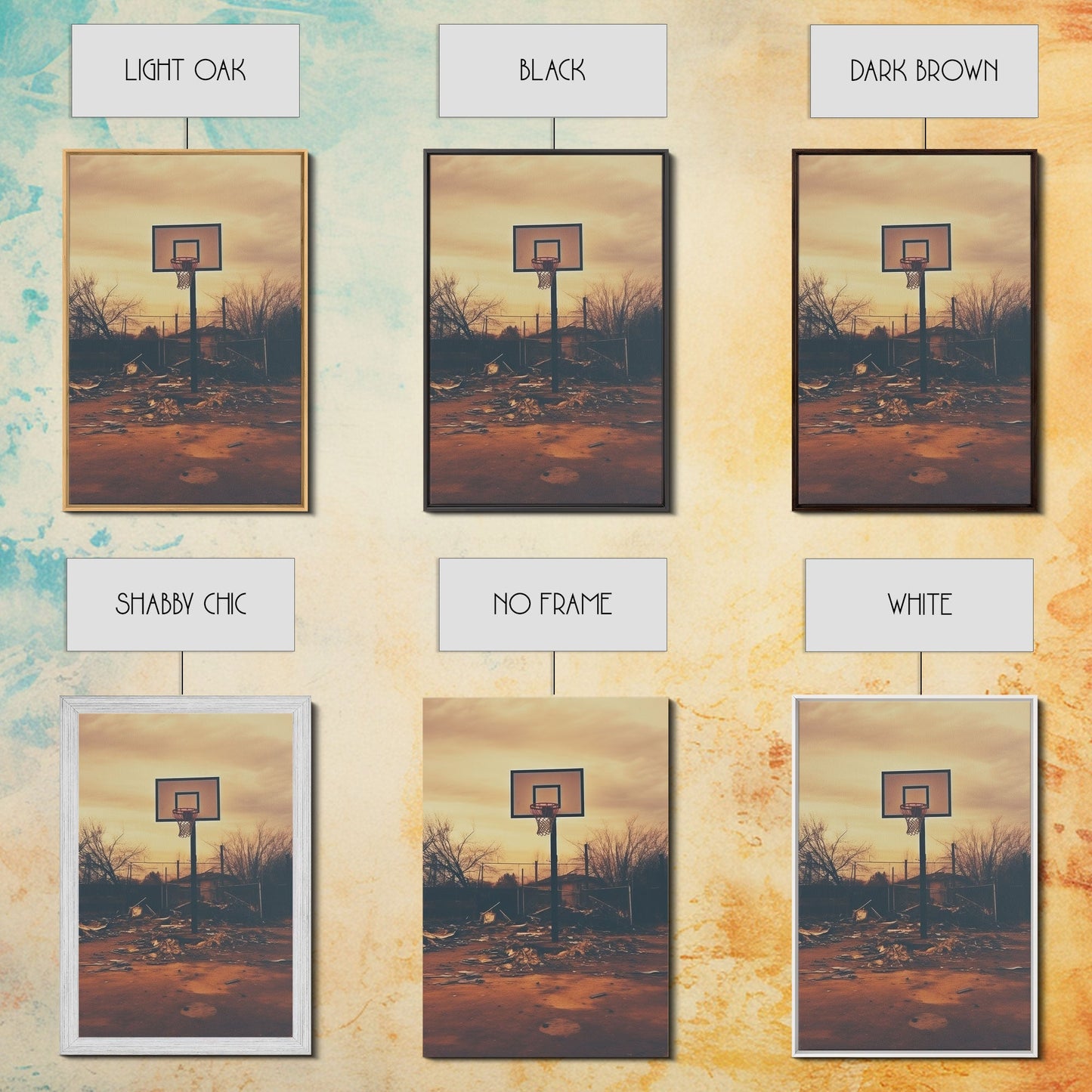 Basketball Wall Art, Sports Wall Art, Canvas Print, Wall Hanging, Portrait Art, Family Home Decor, Housewarming Gift, College Dorm Decor