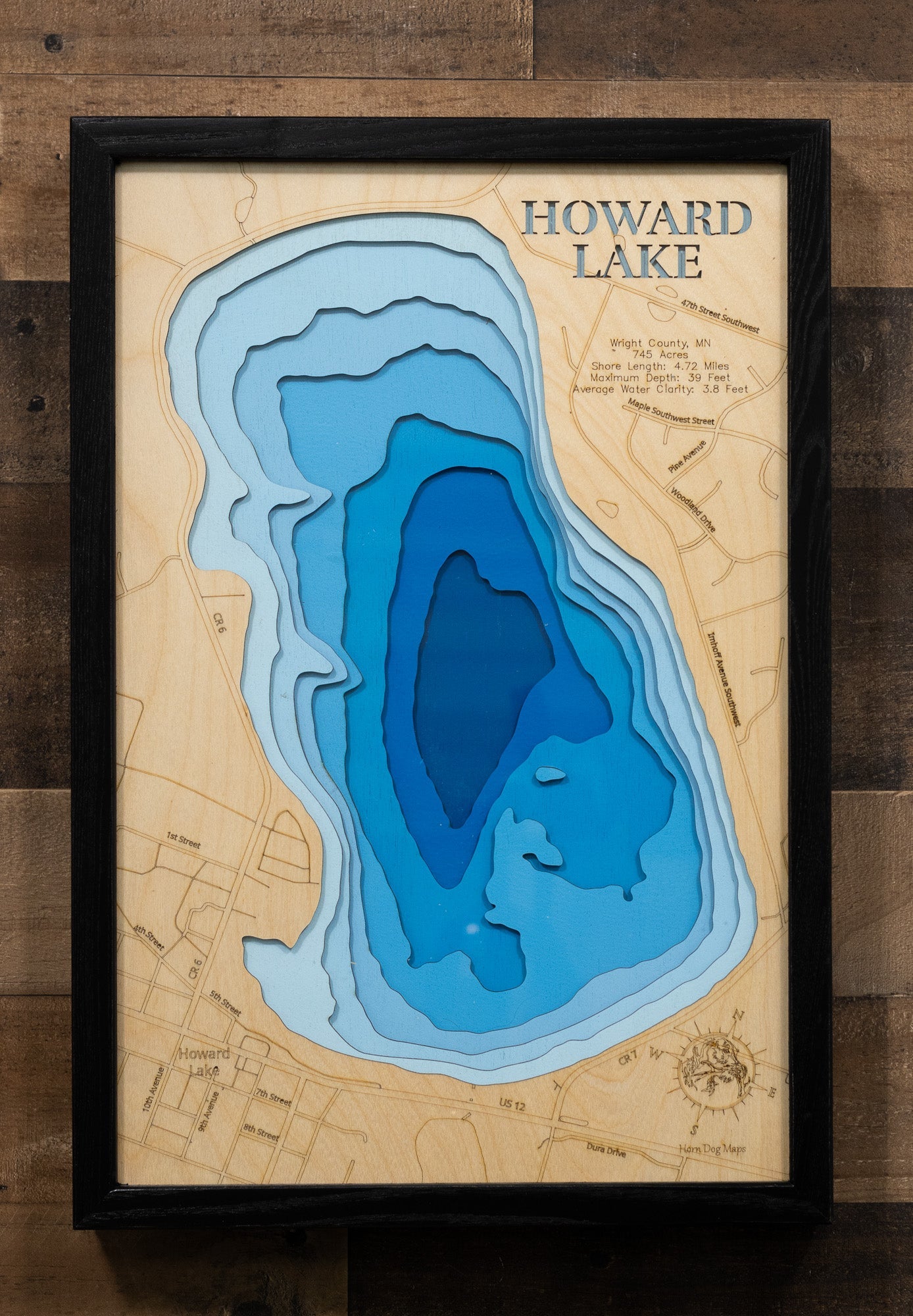 Howard Lake in Wright County, Minnesota