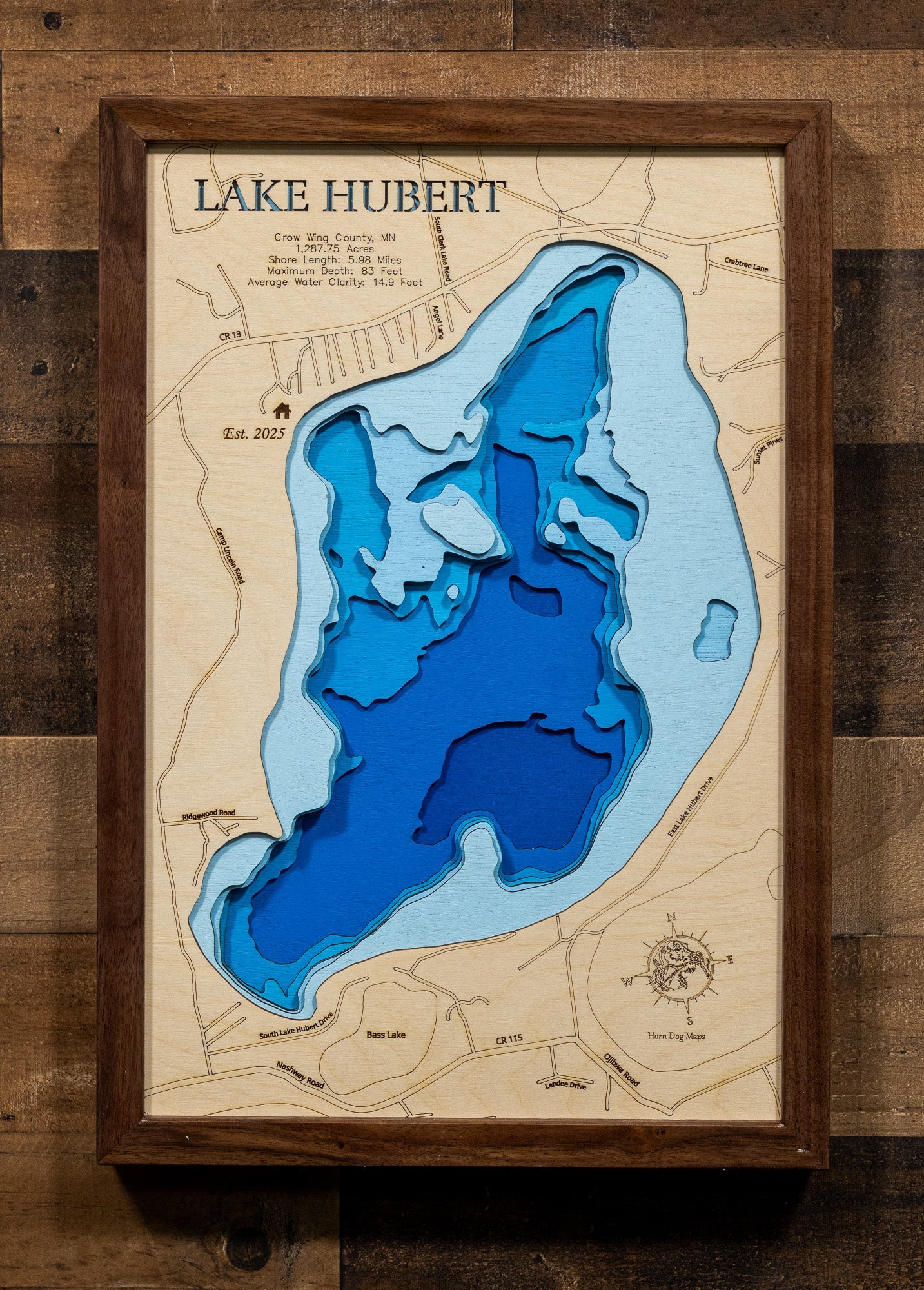 Lake Hubert in Crow Wing County, Minnesota