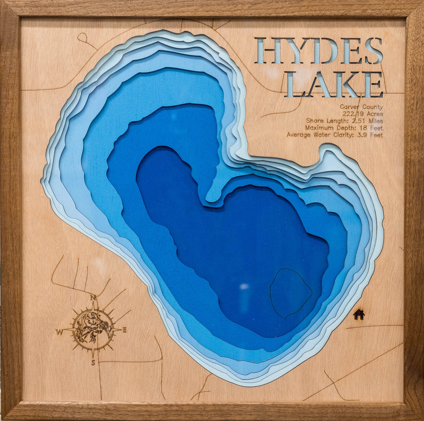 Hydes Lake in Carver County, Minnesota