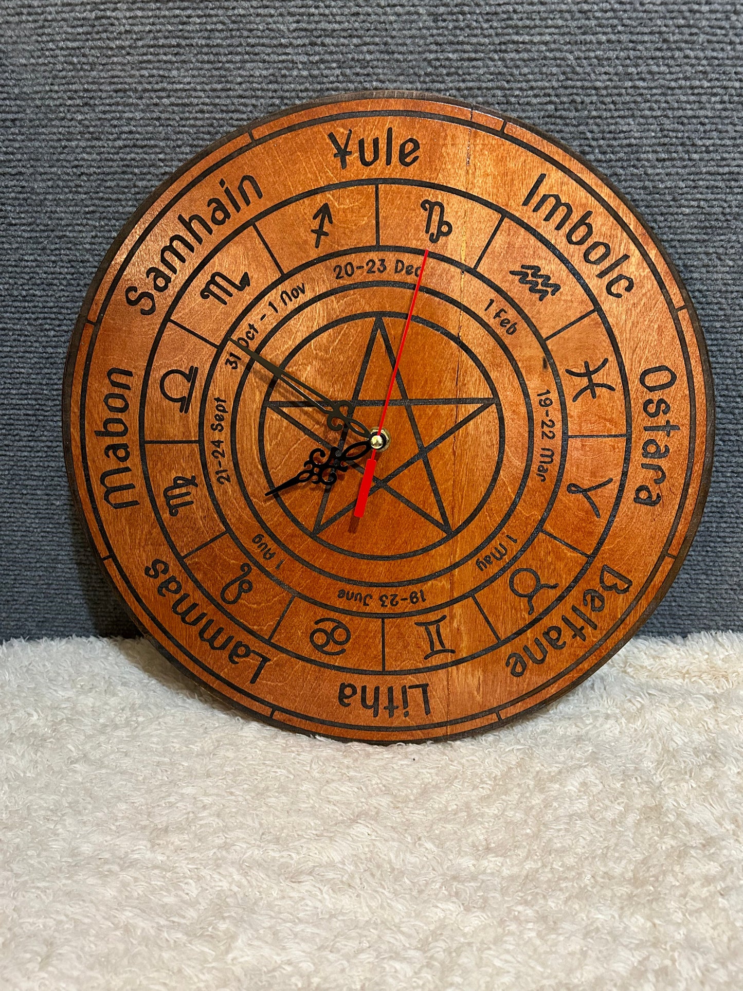 Pagan Calendar Clock