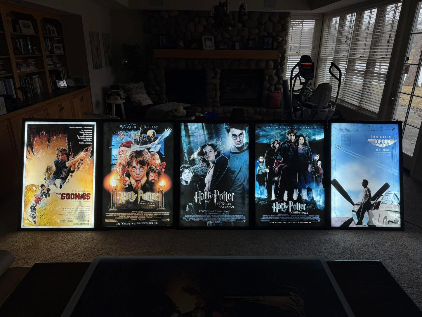 2-PACK Glowbox "World Famous" LED Poster Frames
