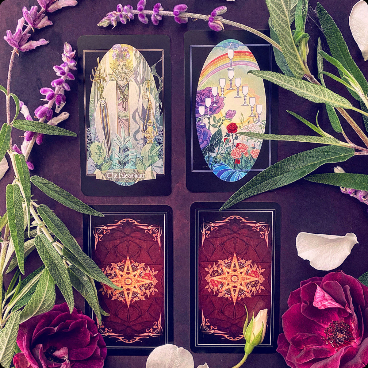 **NEW** Children of Ostara tarot card deck & book set- LIMITED GOLD EDITION