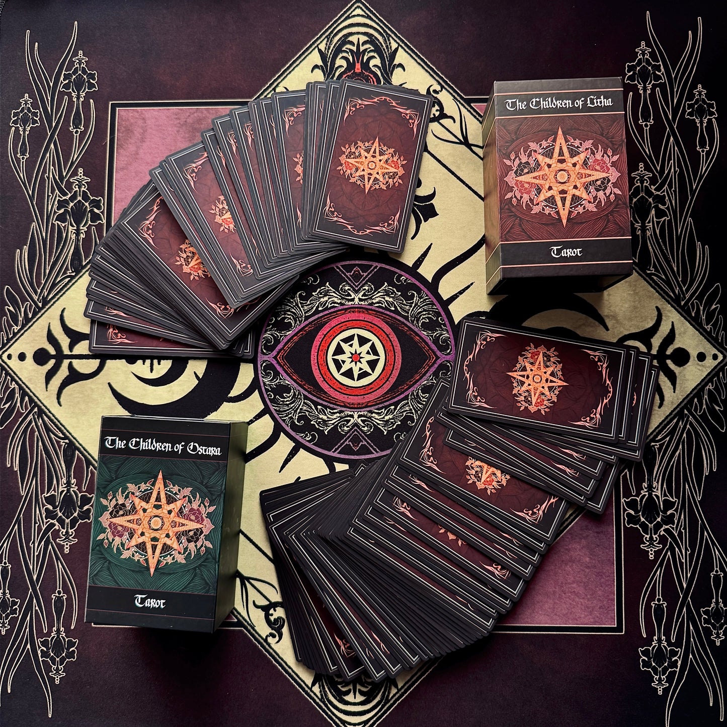 Divination Mat - Xian Evil Eye (Meduim: 22”x22”)