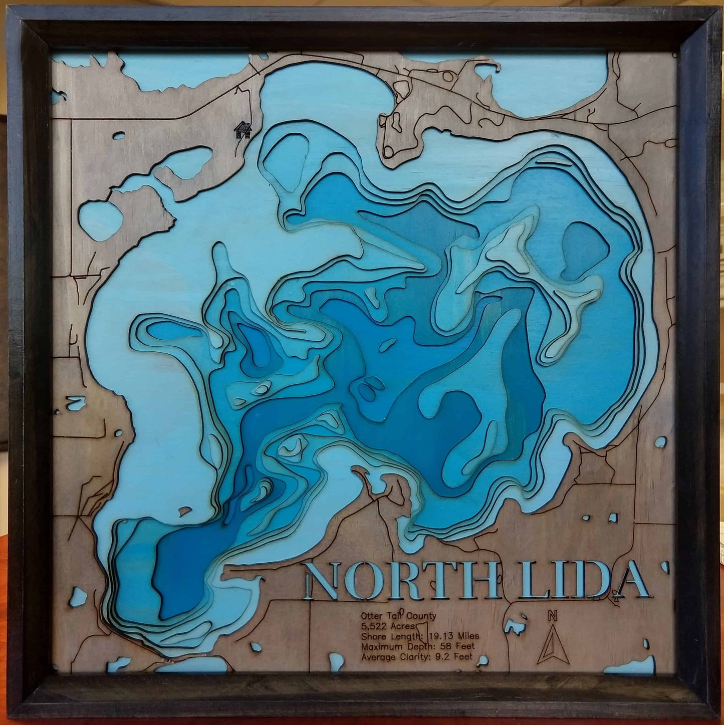 North Lida Lake in Otter Tail County, Minnesota