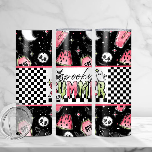 Spooky Summer 20 oz Skinny Tumbler