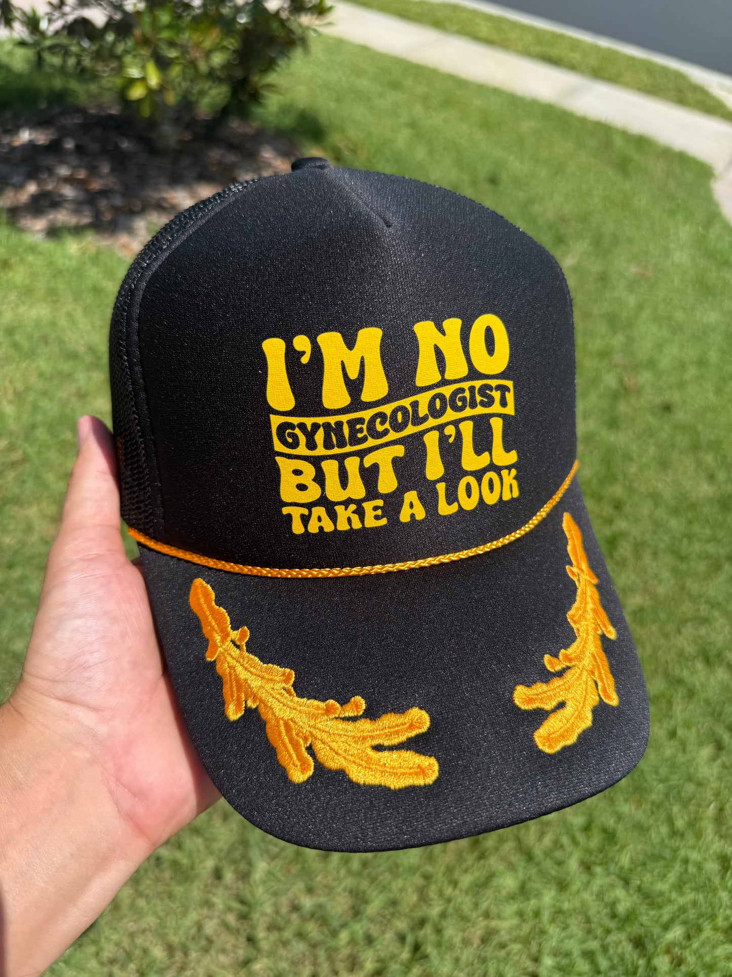 I'll Take A Look Trucker Hat by Luckless Outfitters
