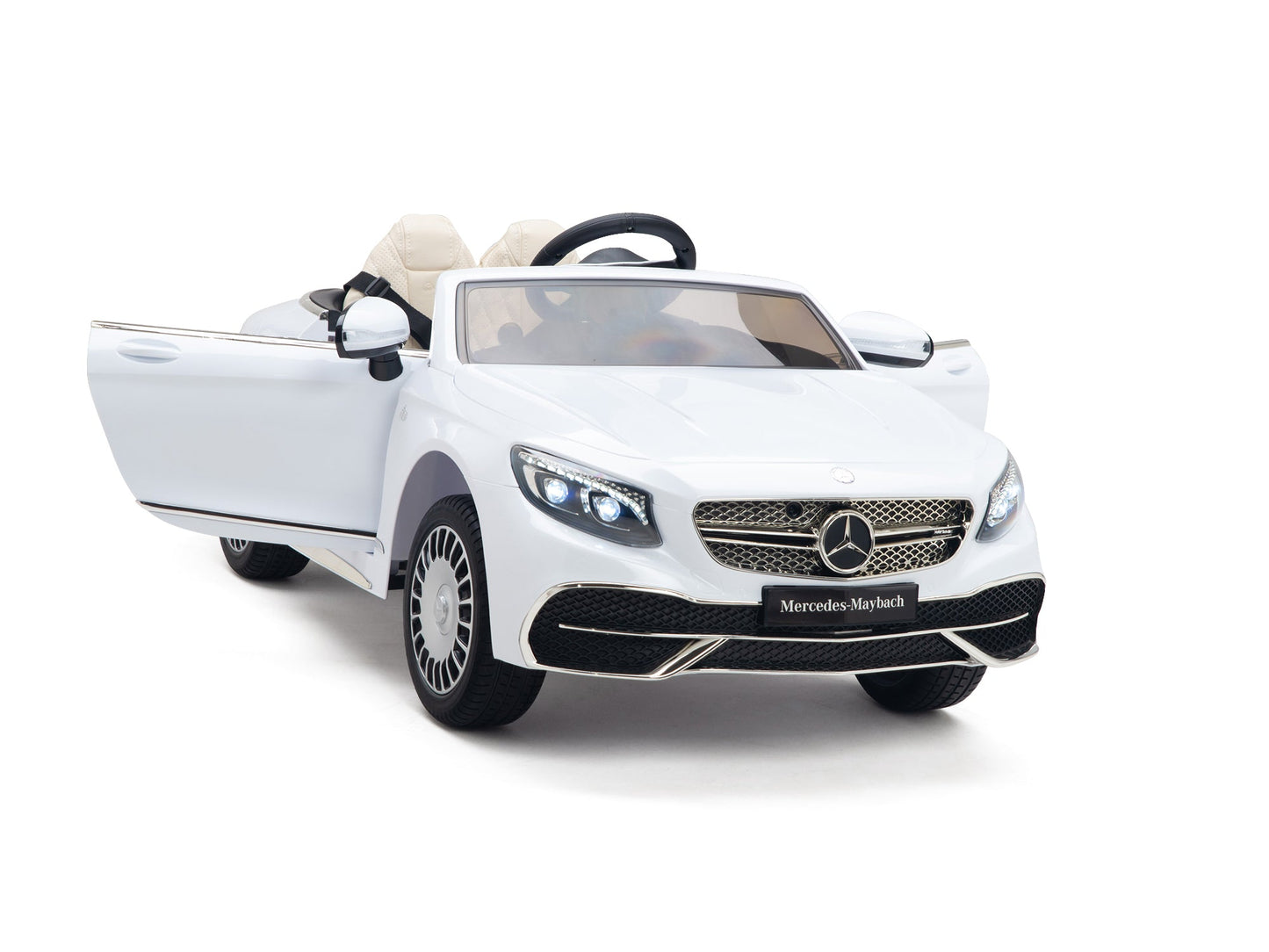 Pink Princess Mercedes Ride On Car For Girls W/Magic Cars® Wireless Parental Control