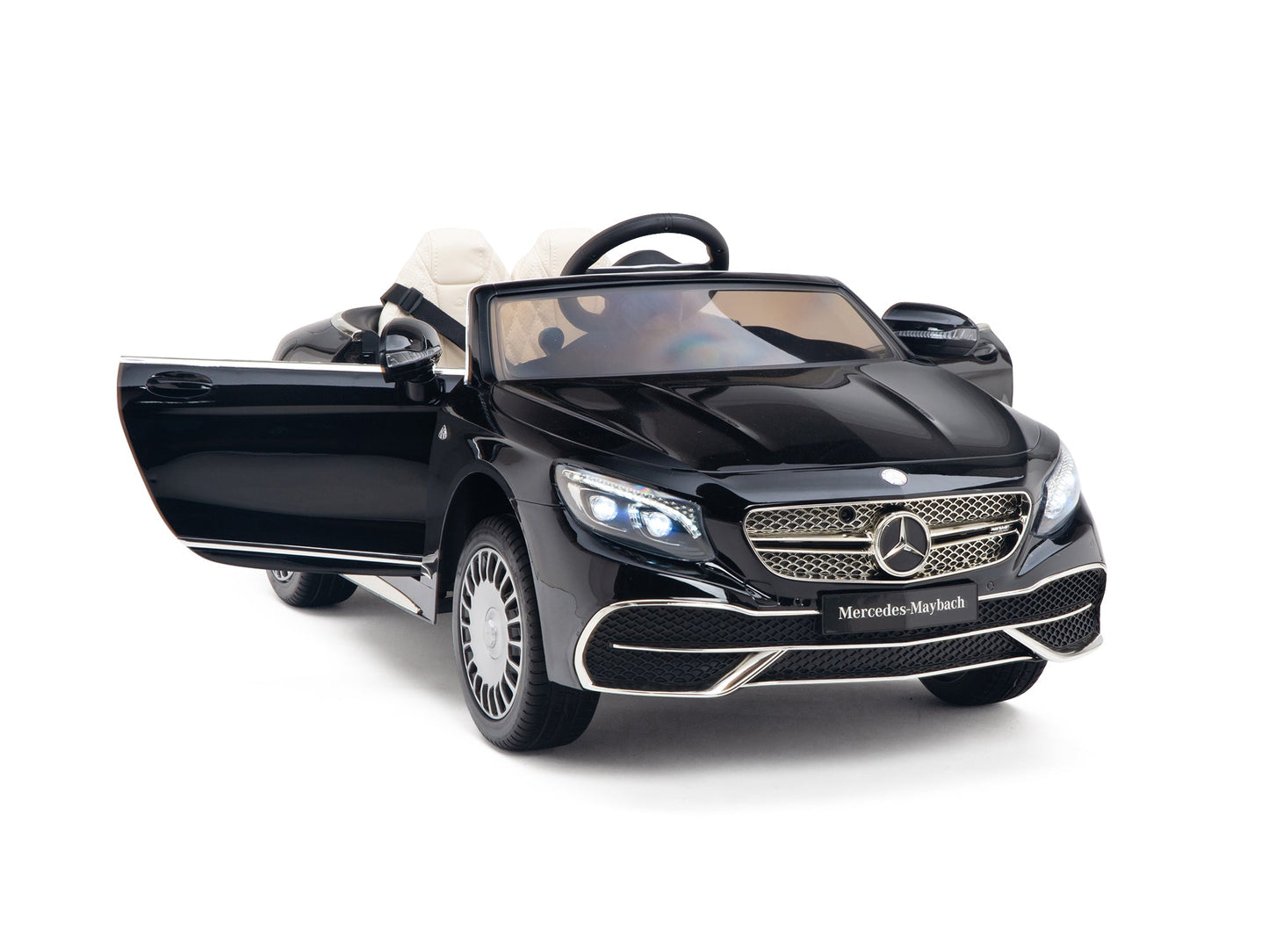 Pink Princess Mercedes Ride On Car For Girls W/Magic Cars® Wireless Parental Control