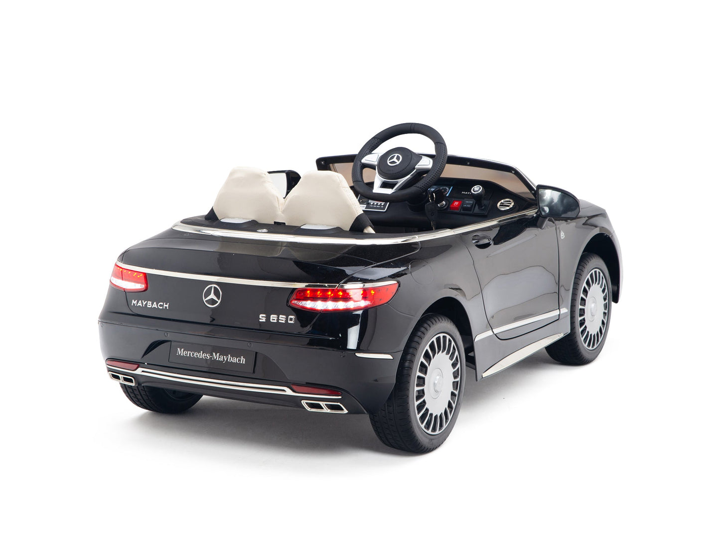 Pink Princess Mercedes Ride On Car For Girls W/Magic Cars® Wireless Parental Control