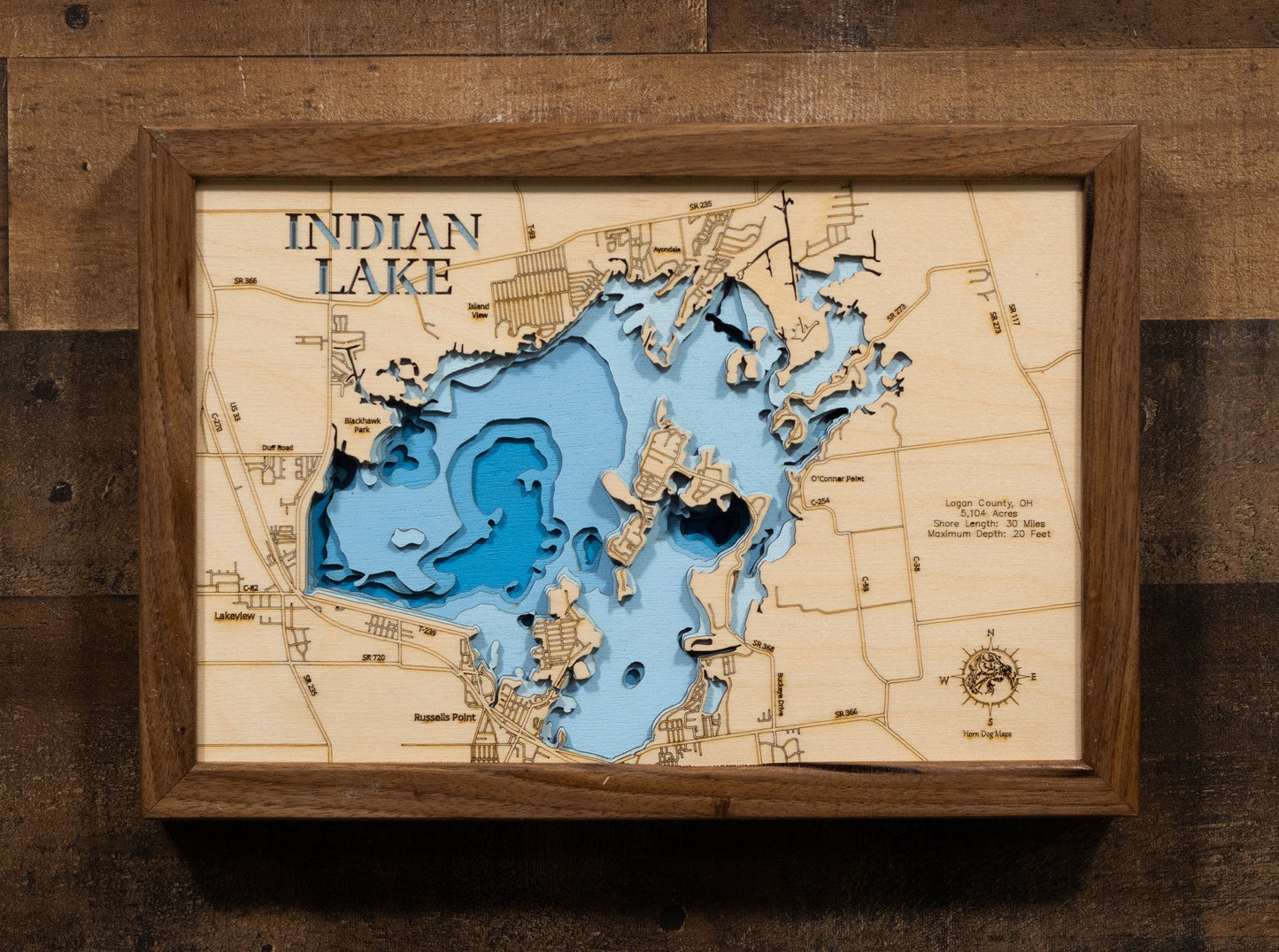 Indian Lake in Logan County, Ohio