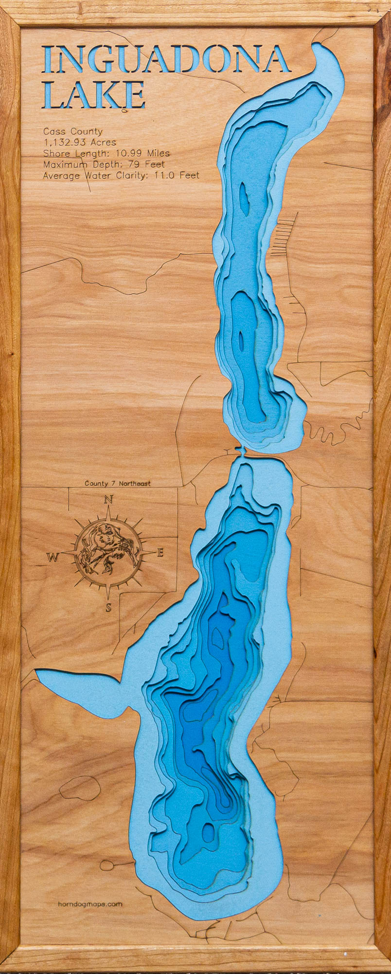Inguadona Lake in Cass County, Minnesota