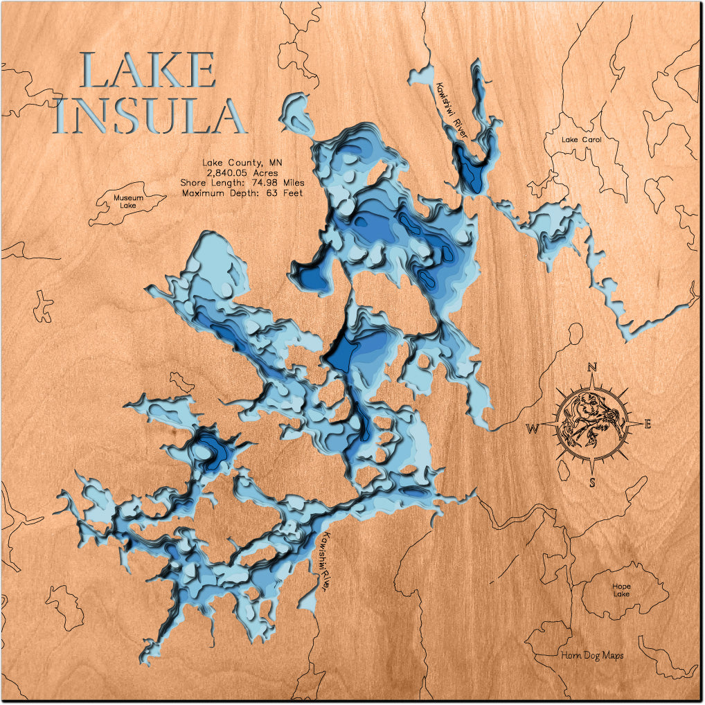 Lake Insula in Lake County, Minnesota