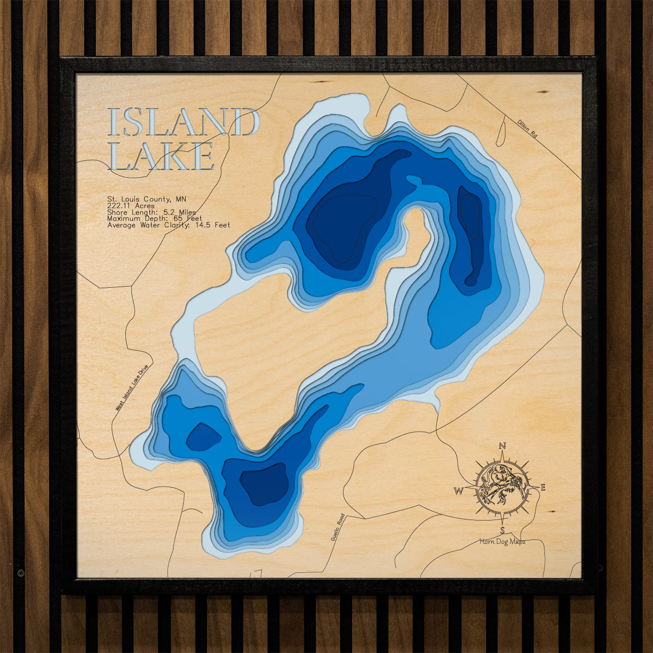 Island Lake in St. Louis County, Minnesota
