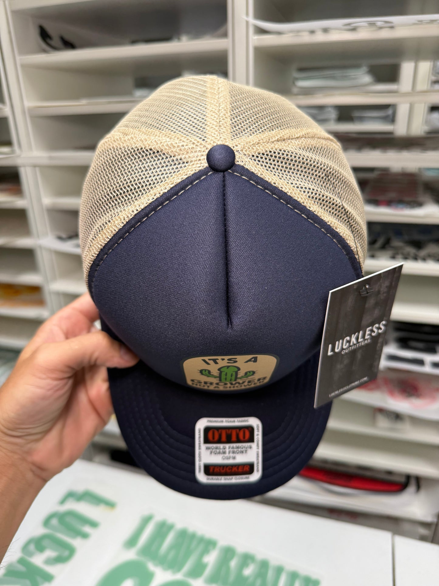 It's a Grower Not a Shower Trucker Hat