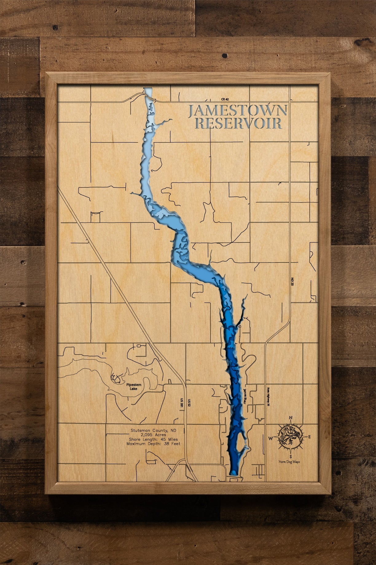 Jamestown Reservoir in Stutsman County, North Dakota