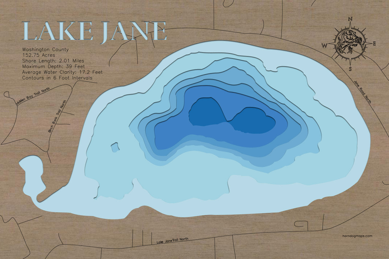 Lake Jane in Washington County, Minnesota