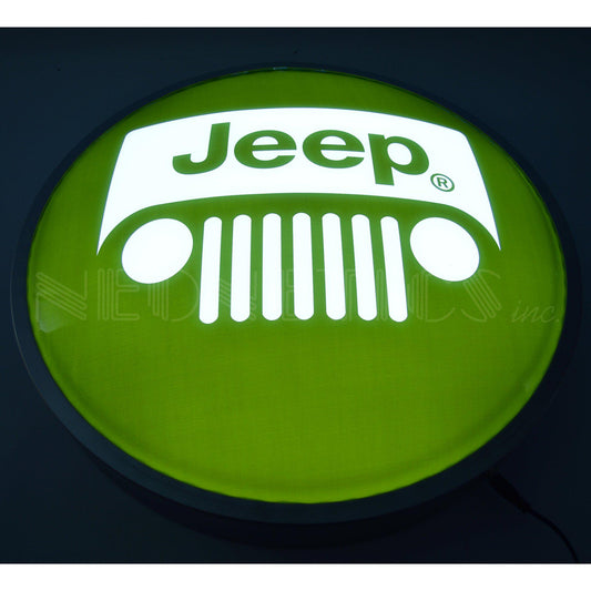Jeep Backlit LED Sign (15")