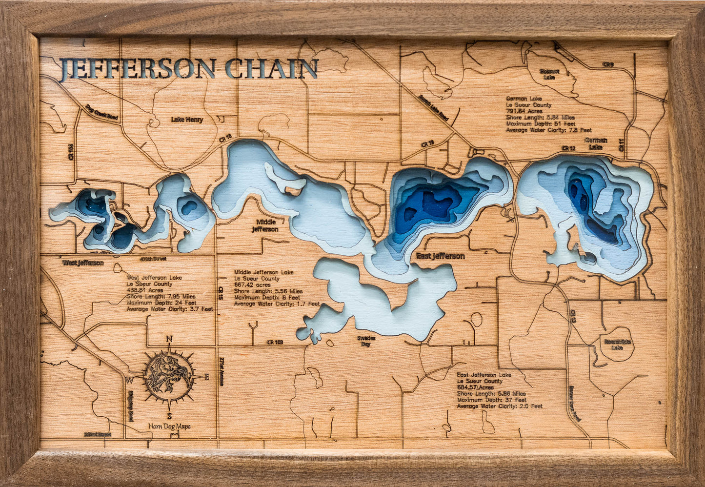 Jefferson Chain in Le Sueur County, Minnesota