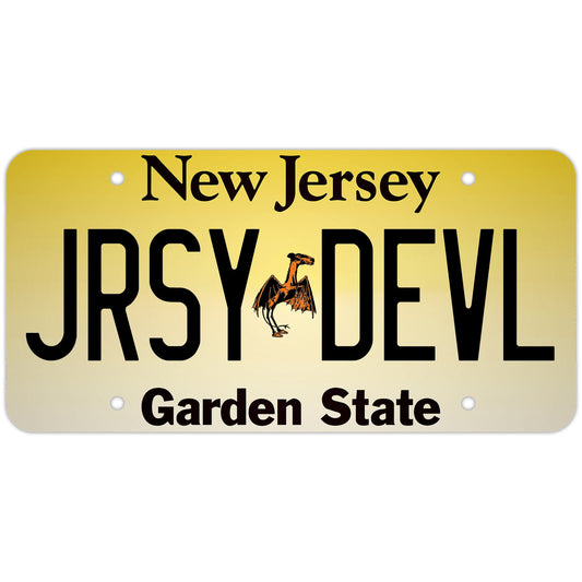 Jersey Devil Decorative  License Plate