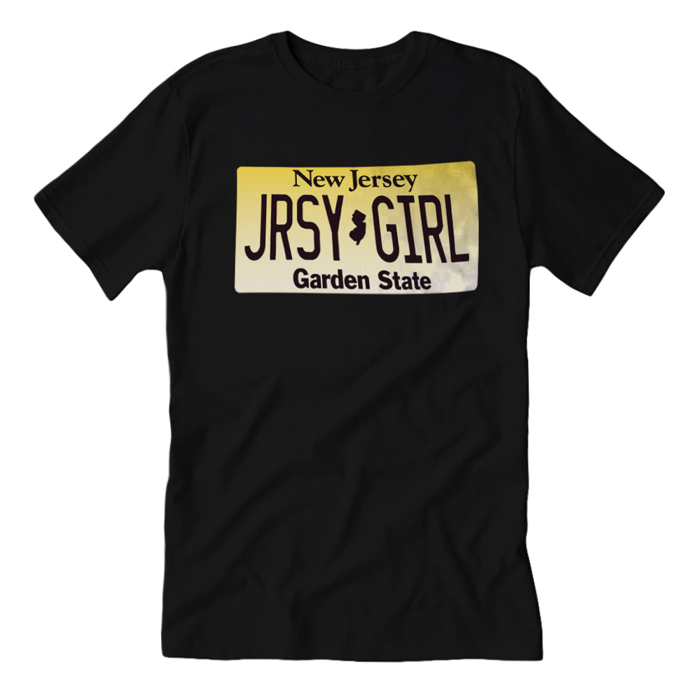 Jersey Girl License Plate T-Shirt