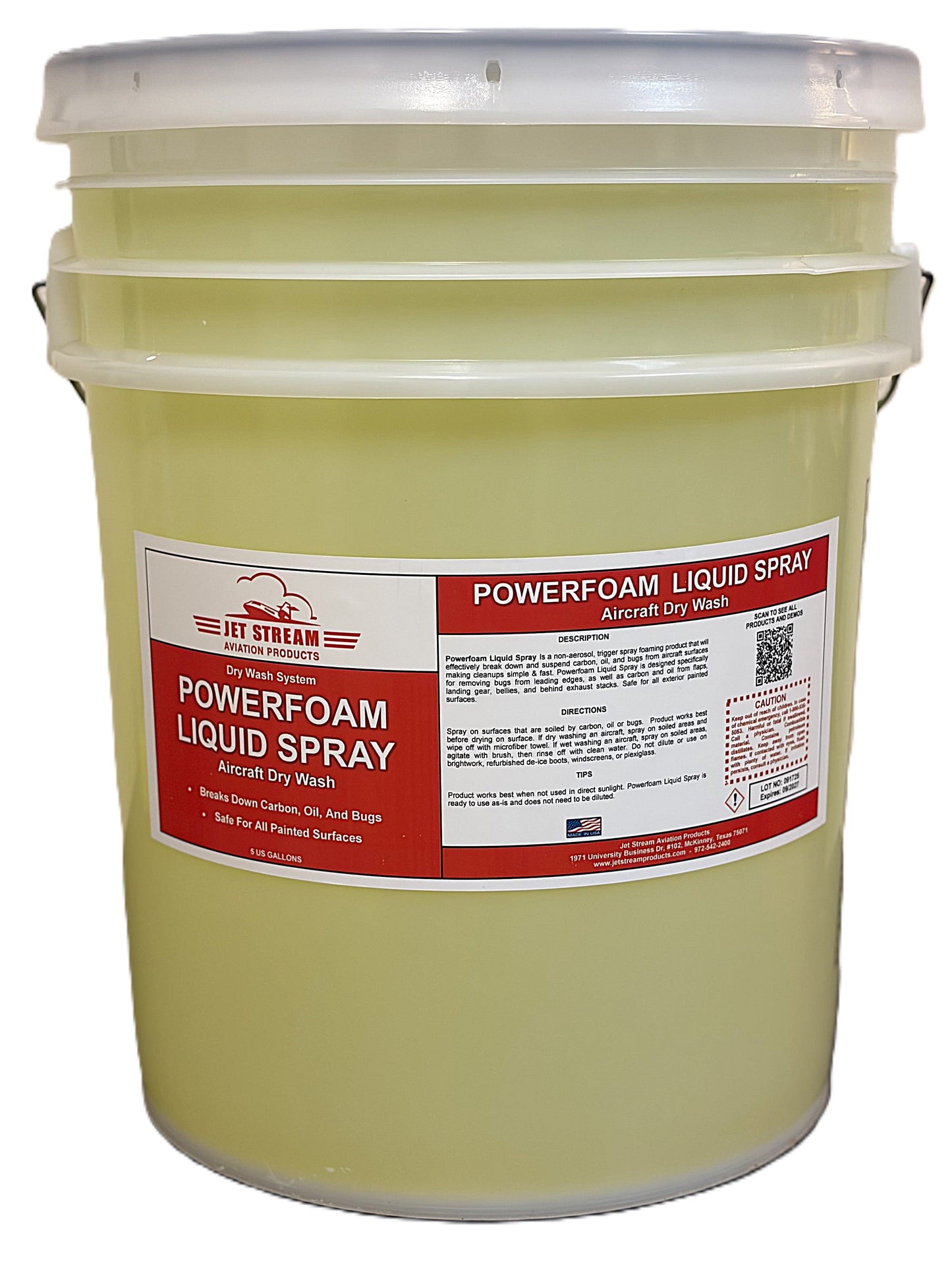 Powerfoam Liquid Spray Aircraft Dry Wash
