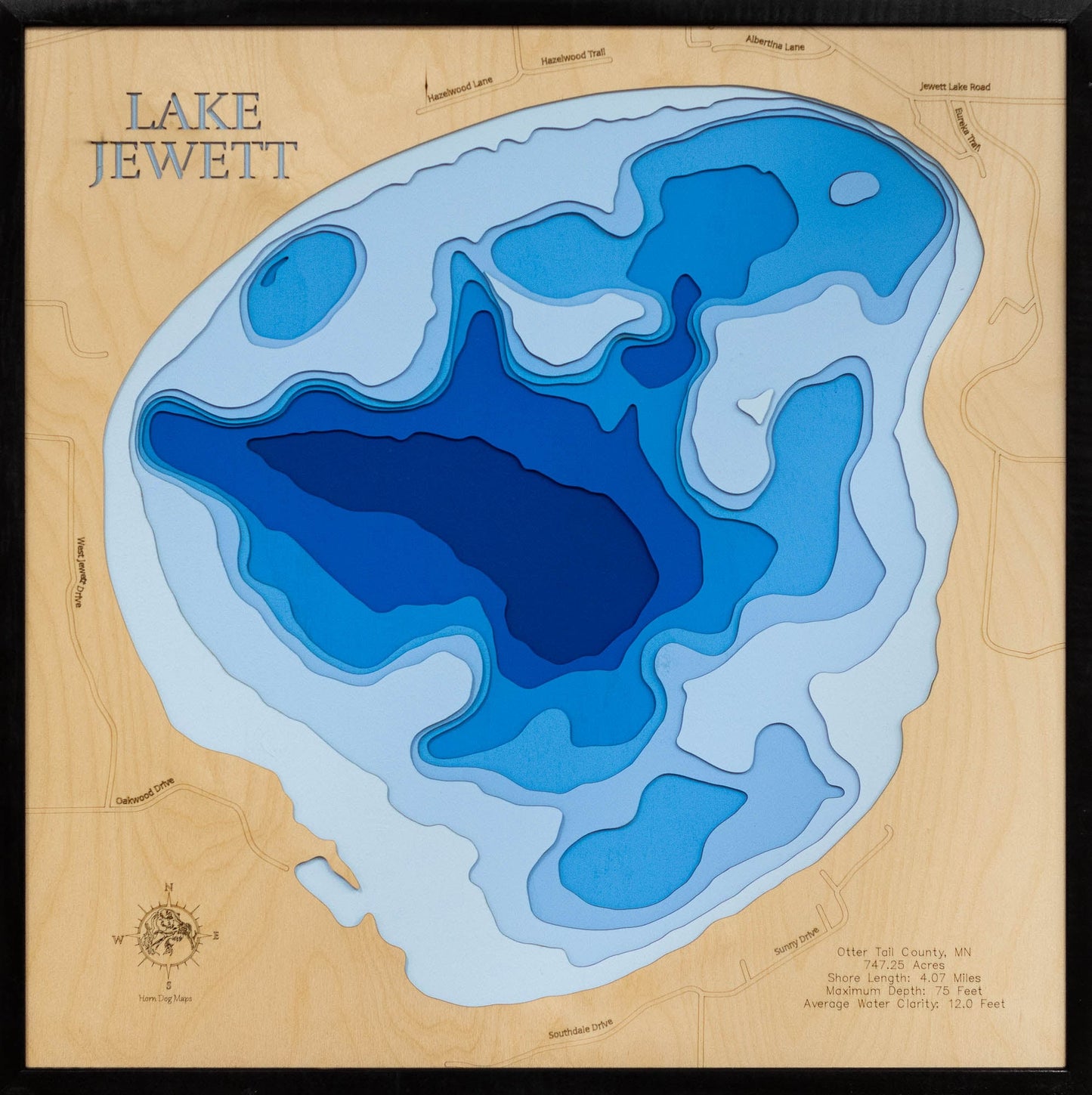 Jewett Lake in Otter Tail County, Minnesota