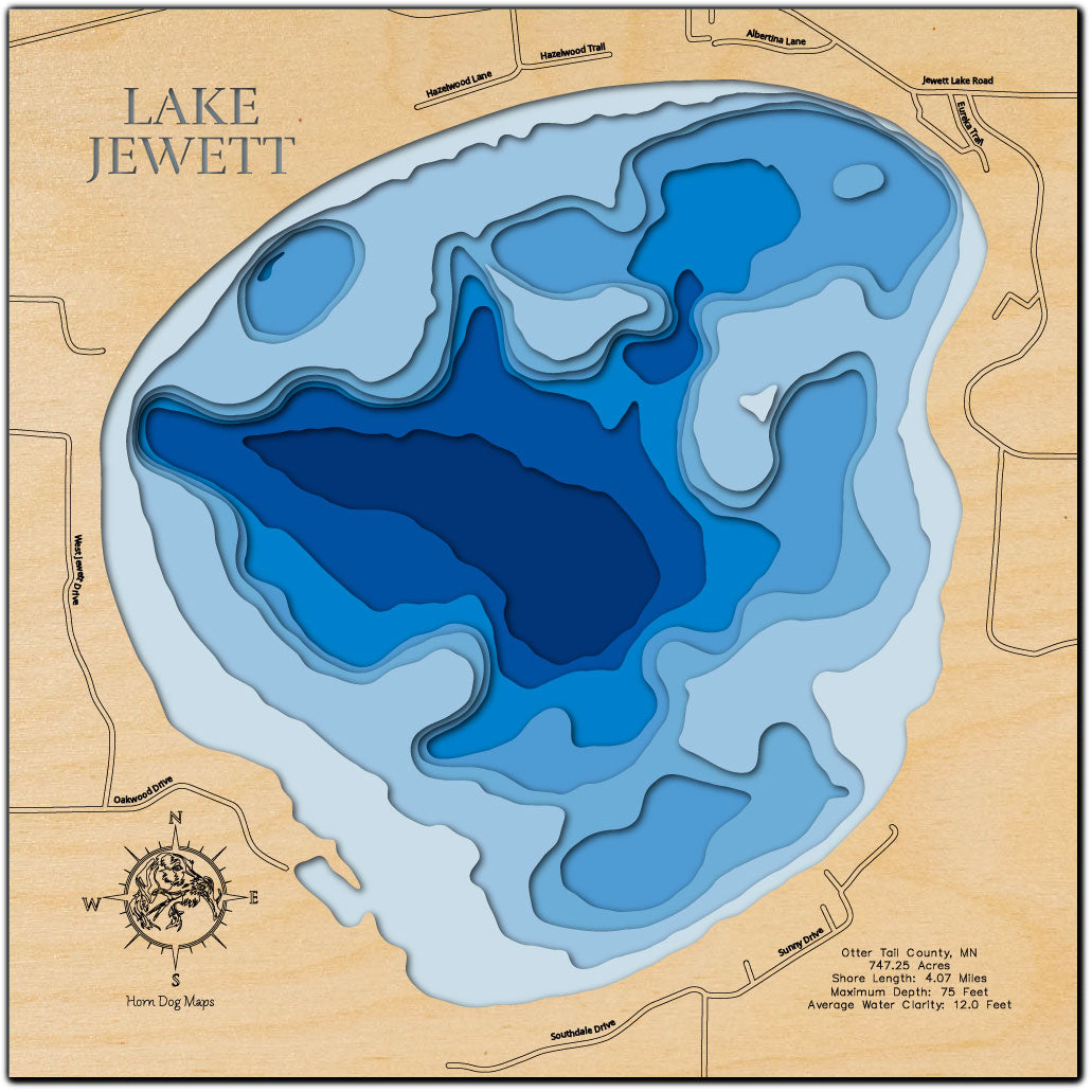 Jewett Lake in Otter Tail County, Minnesota