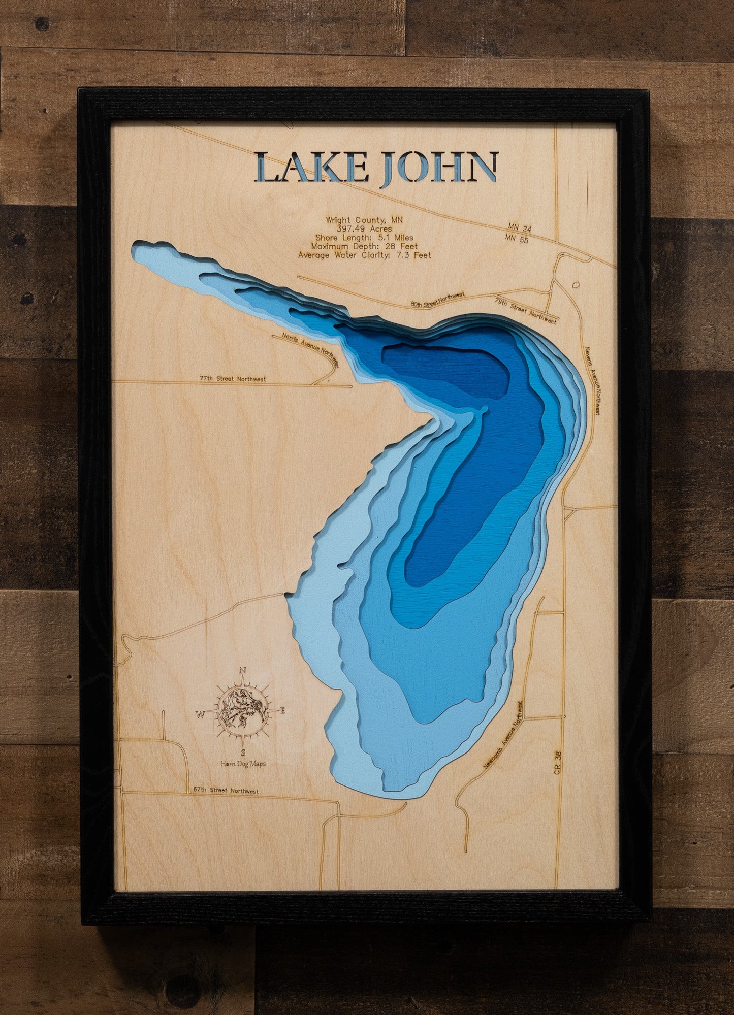 Lake John in Wright County, Minnesota