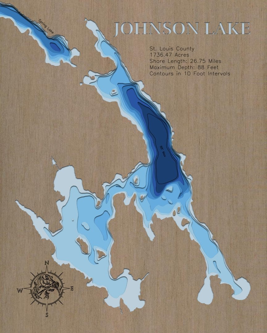 Johnson Lake in St. Louis County, Minnesota