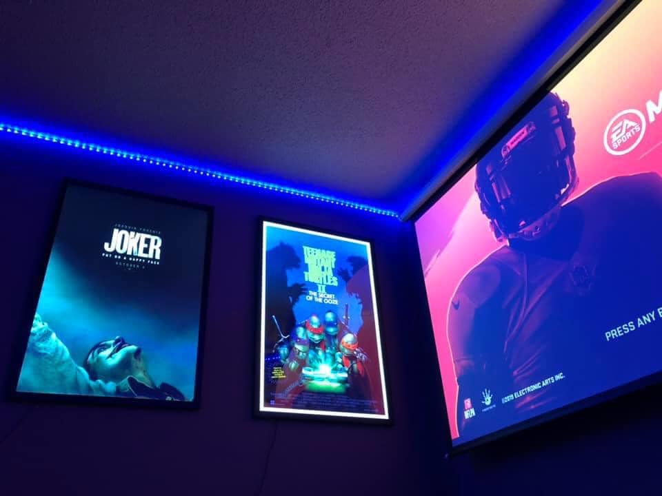 3-PACK Glowbox "World Famous" LED Poster Frames