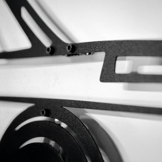 Chevrolet Impala Wall Art – Classic Steel Silhouette with Spinning Wheels-KAFMEKA019