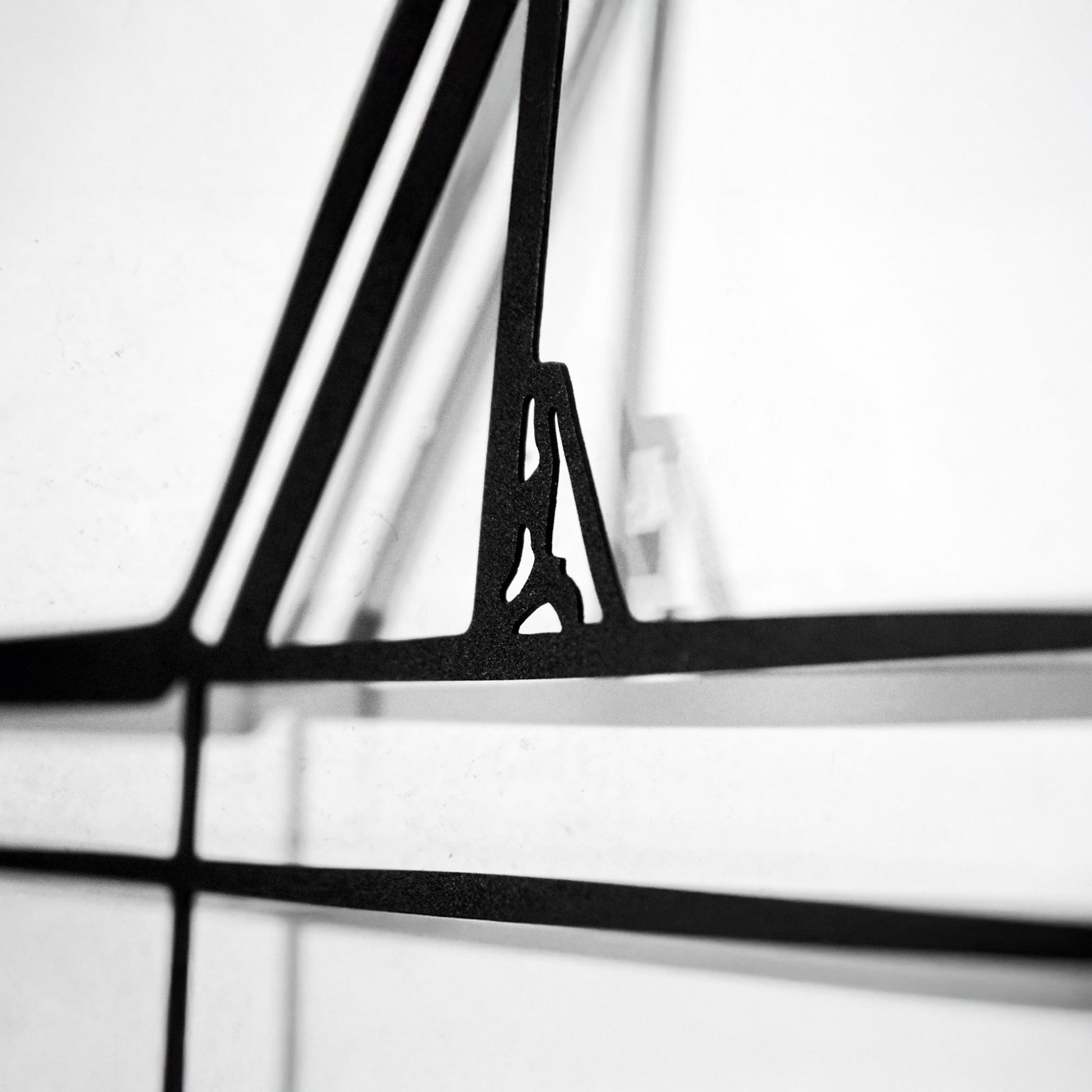 1972 Ford Bronco Wall Art – Classic 4x4 Steel Silhouette with Spinning Wheels-KAFMEKA026